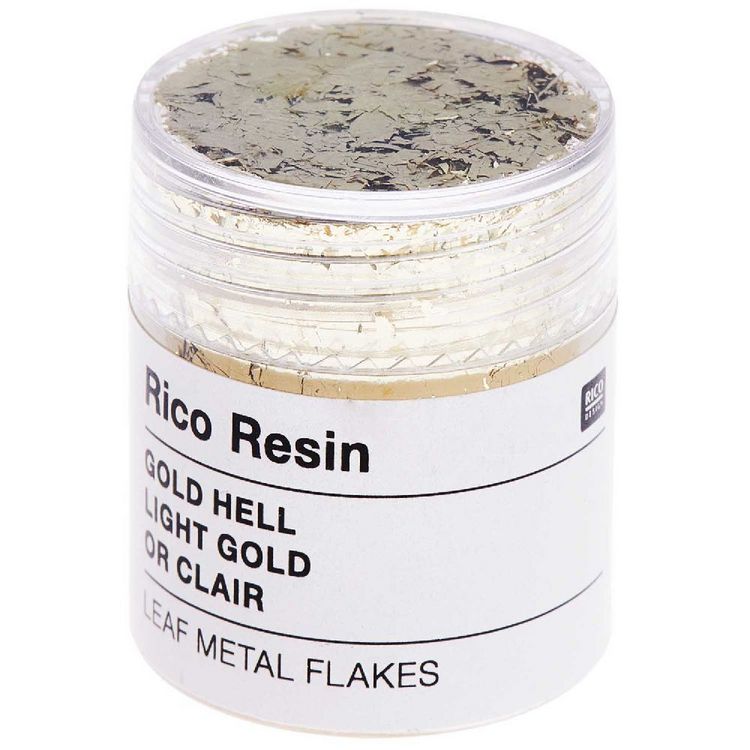 Produktbild: Blattmetall Flocken Gold hell, 0,3g