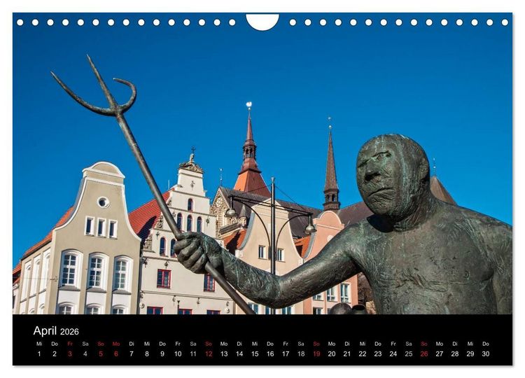 Produktbild: Rostock (Wandkalender 2026 DIN A4 quer), CALVENDO Monatskalender