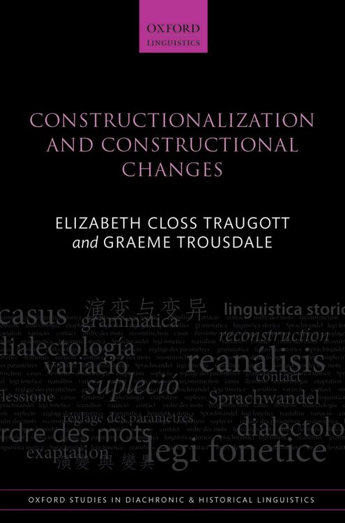Produktbild: Constructionalization and Constructional Changes