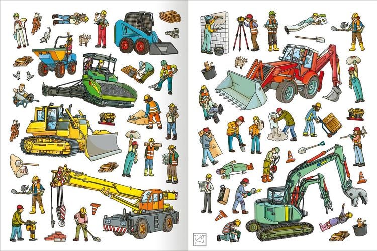 Produktbild: Mein XL Sticker-Poster Baustelle