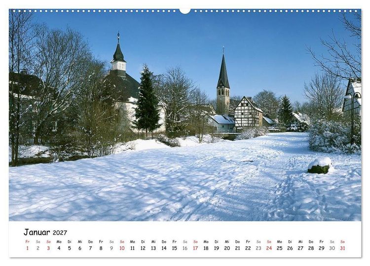 Produktbild: Haaner Bilderbogen 2027 (hochwertiger Premium Wandkalender 2027 DIN A2 quer), Kunstdruck in Hochglanz