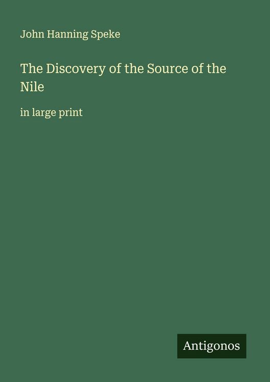 Produktbild: The Discovery of the Source of the Nile