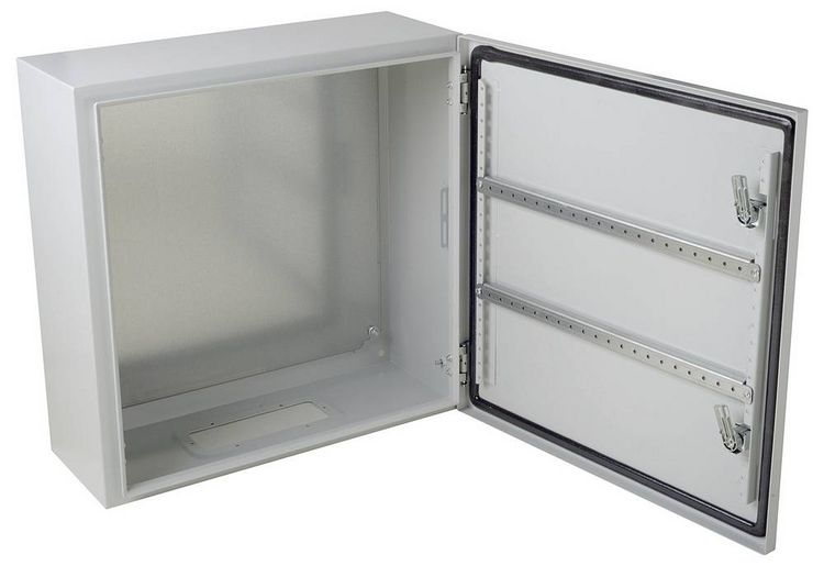 Produktbild: TRU COMPONENTS TC-S505020 Schaltschrank 500 x 500 x 200 Stahlblech Lichtgrau 1St.