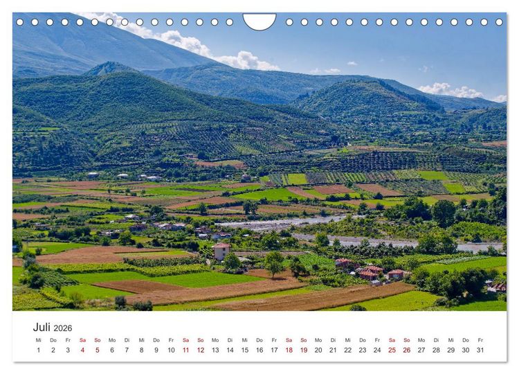 Produktbild: Albanien. Eine Entdeckungsreise. (Wandkalender 2026 DIN A4 quer), CALVENDO Monatskalender