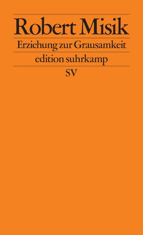 Produktbild: Erziehung zur Grausamkeit