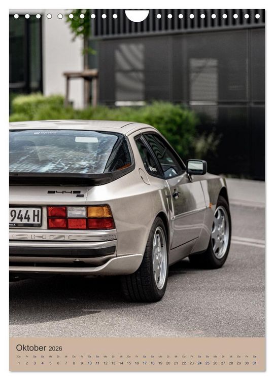 Produktbild: Porsche 944 - Fine Art (Wandkalender 2026 DIN A4 hoch), CALVENDO Monatskalender