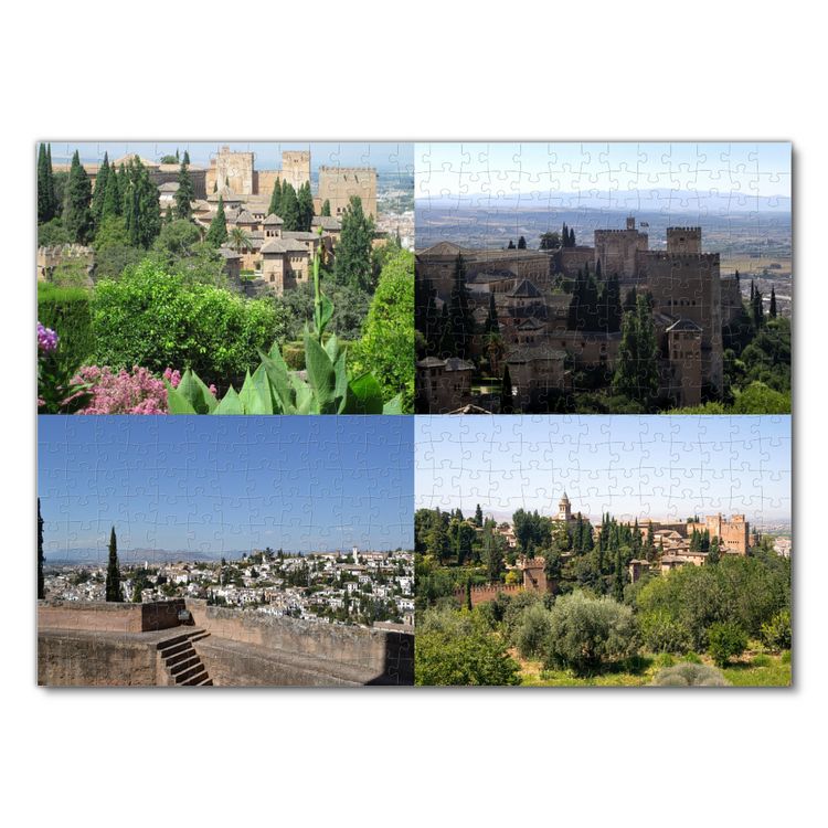 Produktbild: Lais Puzzle Collage Alhambra 500 Teile