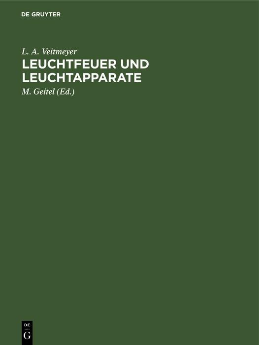 Produktbild: Leuchtfeuer und Leuchtapparate