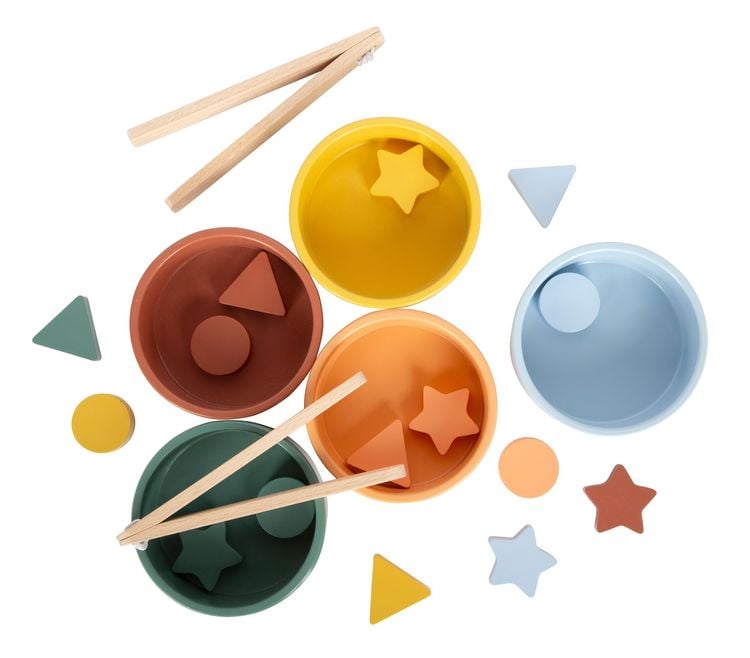 Produktbild: Montessori Sortierspiel mit Zange