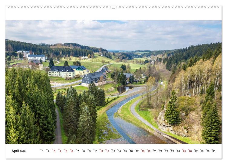 Produktbild: Einblicke in das Erzgebirge (Wandkalender 2026 DIN A2 quer), CALVENDO Monatskalender