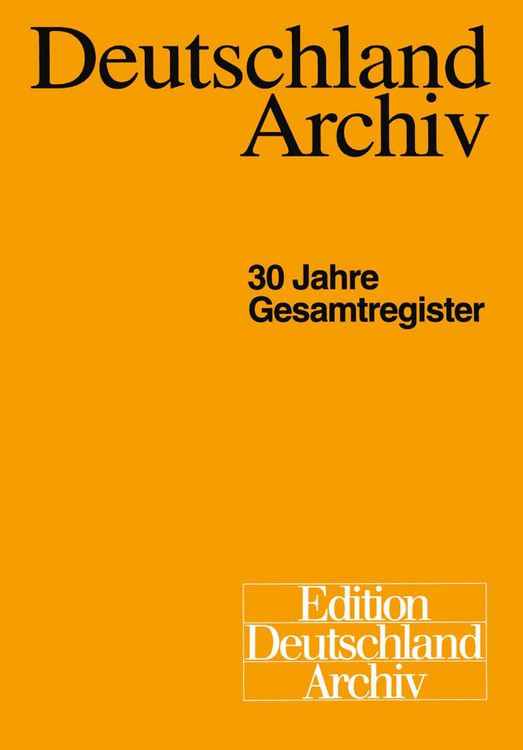 Produktbild: Deutschland Archiv