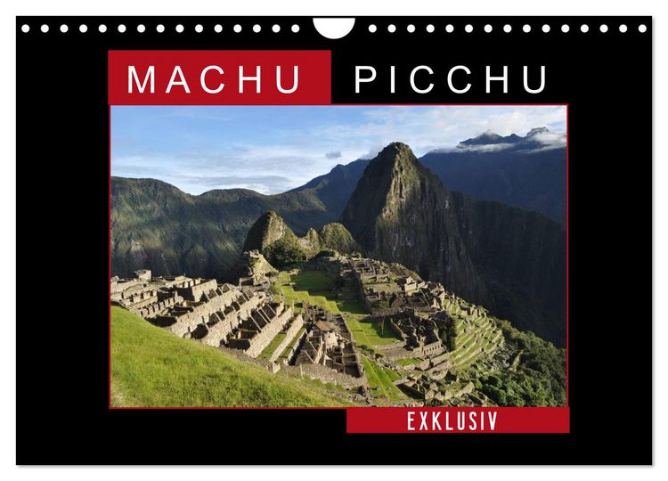 Produktbild: Machu Picchu - Exklusiv (Wandkalender 2026 DIN A4 quer), CALVENDO Monatskalender