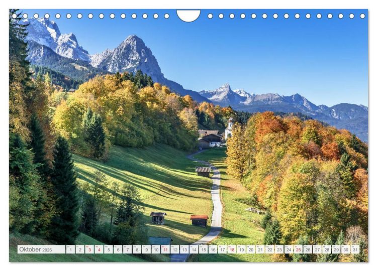 Produktbild: Faszinierende Bergwelten (Wandkalender 2026 DIN A4 quer), CALVENDO Monatskalender
