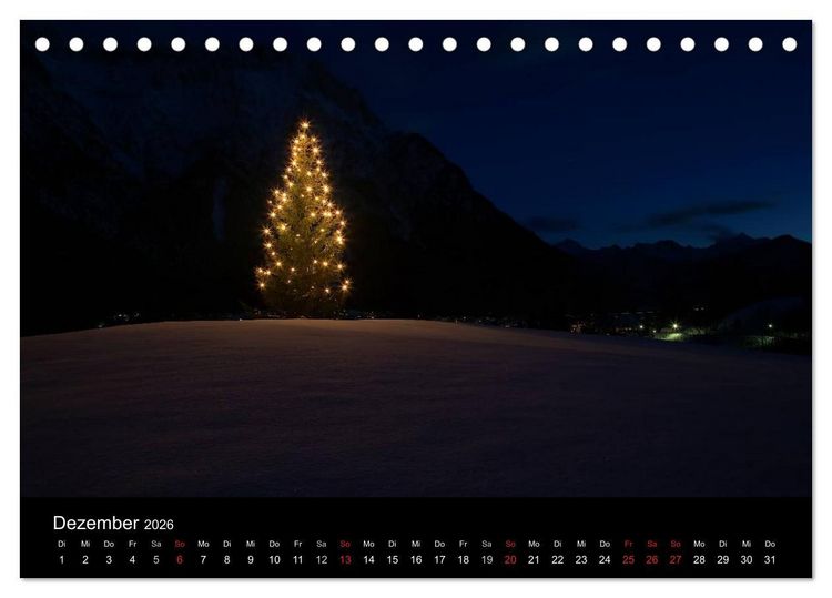 Produktbild: Bergblicke - Karwendel (Tischkalender 2026 DIN A5 quer), CALVENDO Monatskalender