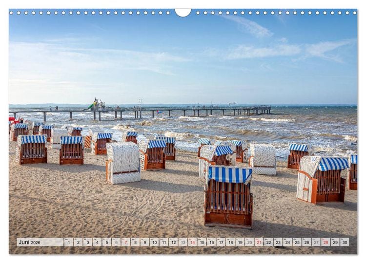 Produktbild: Niendorf Ostsee (Wandkalender 2026 DIN A3 quer), CALVENDO Monatskalender