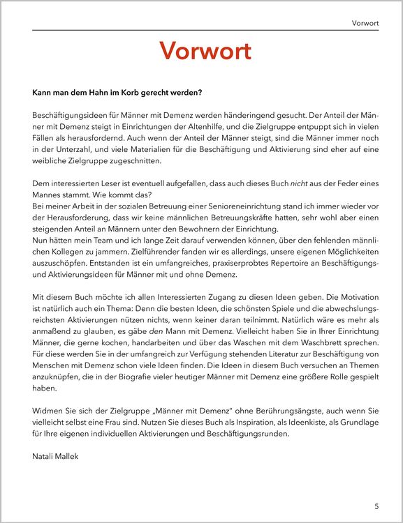 Produktbild: Das gro&szlig;e Besch&auml;ftigungs- und Ideenbuch f&uuml;r M&auml;nner mit Demenz