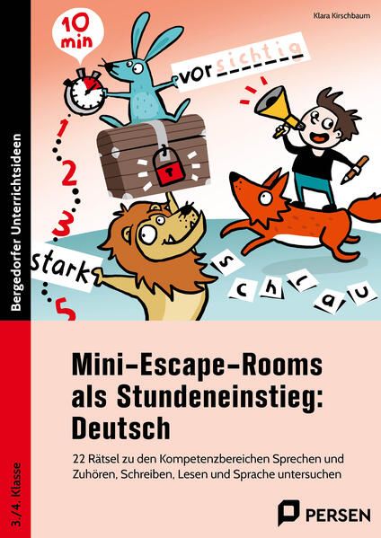 Produktbild: Mini-Escape-Rooms als Stundeneinstieg: Deutsch