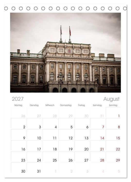 Produktbild: Tischplaner 2027 - Sankt Petersburg - "Venedig des Nordens" (A5 Tischkalender zum Aufstellen) CALVENDO