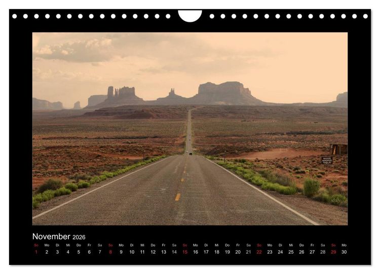 Produktbild: Amerikas wilder Westen (Wandkalender 2026 DIN A4 quer), CALVENDO Monatskalender