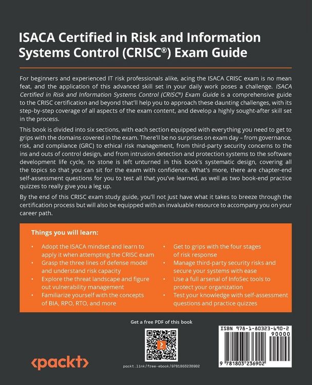 Produktbild: ISACA Certified in Risk and Information Systems Control (CRISC&reg;) Exam Guide