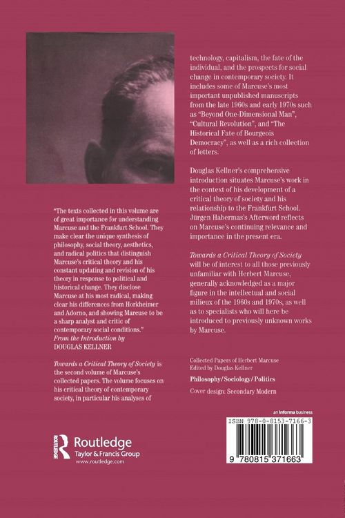 Produktbild: Towards a Critical Theory of Society