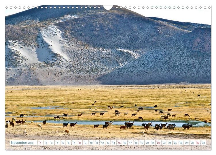 Produktbild: Bolivien - Land und Leute (Wandkalender 2026 DIN A3 quer), CALVENDO Monatskalender