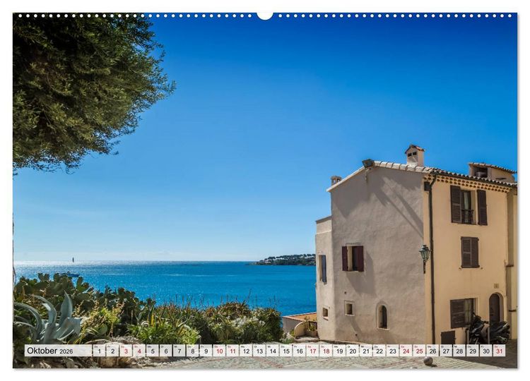 Produktbild: ANTIBES Idyllische Impressionen (Wandkalender 2026 DIN A2 quer), CALVENDO Monatskalender