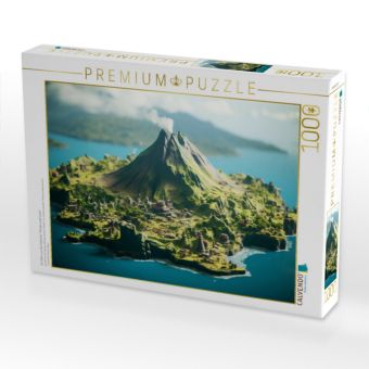 Produktbild: CALVENDO Puzzle Ein Motiv aus dem Kalender "Miniaturwelt Inseln" | 1000 Teile Lege-Gr&ouml;&szlig;e 64x48cm Foto-Puzzle f&uuml;r gl&uuml;ckliche Stunden