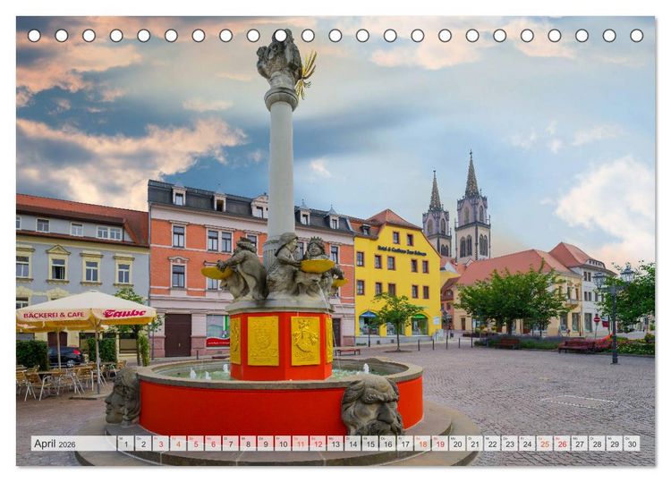 Produktbild: Oschatz Impressionen (Tischkalender 2026 DIN A5 quer), CALVENDO Monatskalender