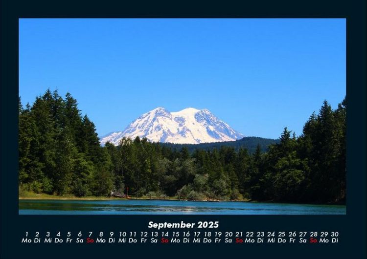 Produktbild: Die Seen der Erde 2025 Fotokalender DIN A4