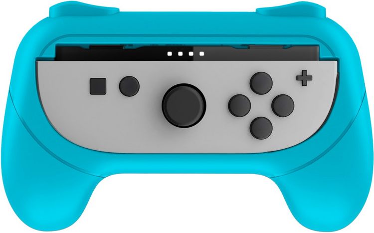 Produktbild: Joy-Con Grip Duo Pack - red/blue [NSW2]