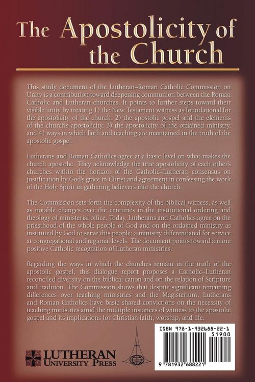Produktbild: The Apostolicity of the Church