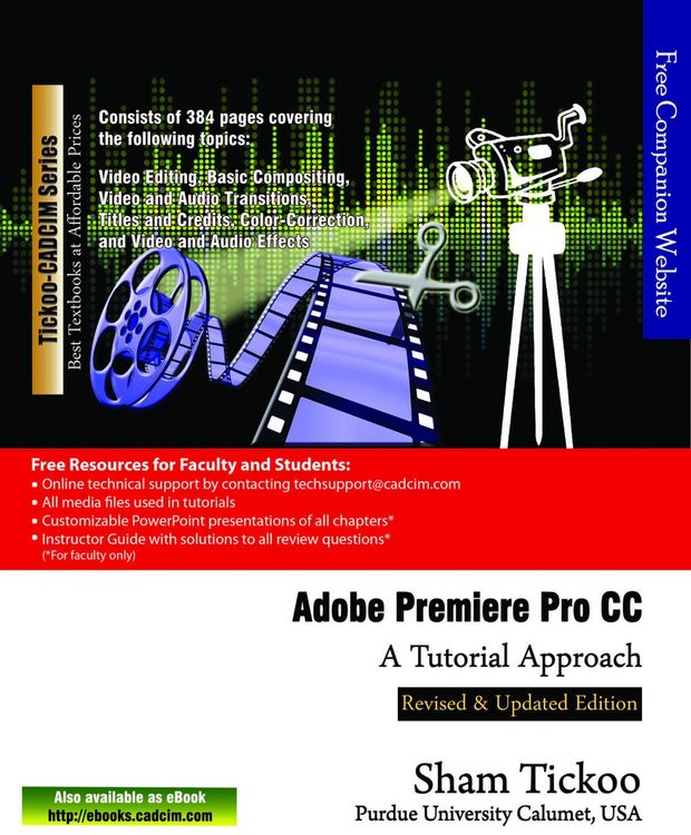 Produktbild: Adobe Premiere Pro CC: A Tutorial Approach
