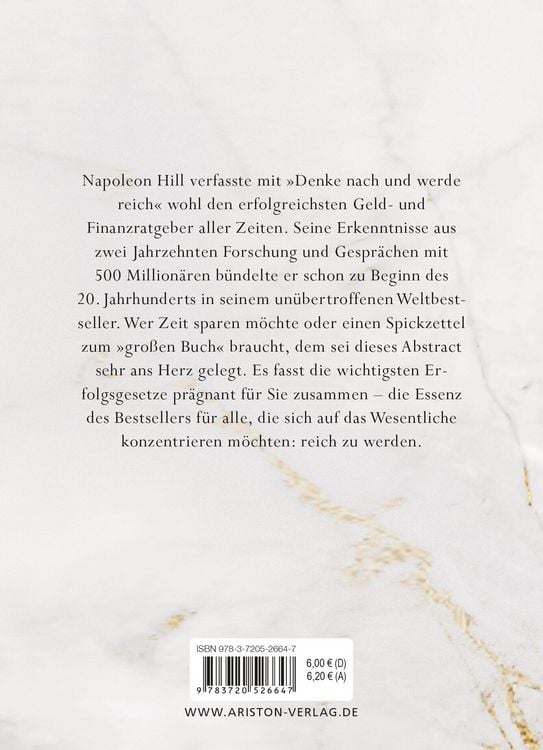Produktbild: Denke nach und werde reich