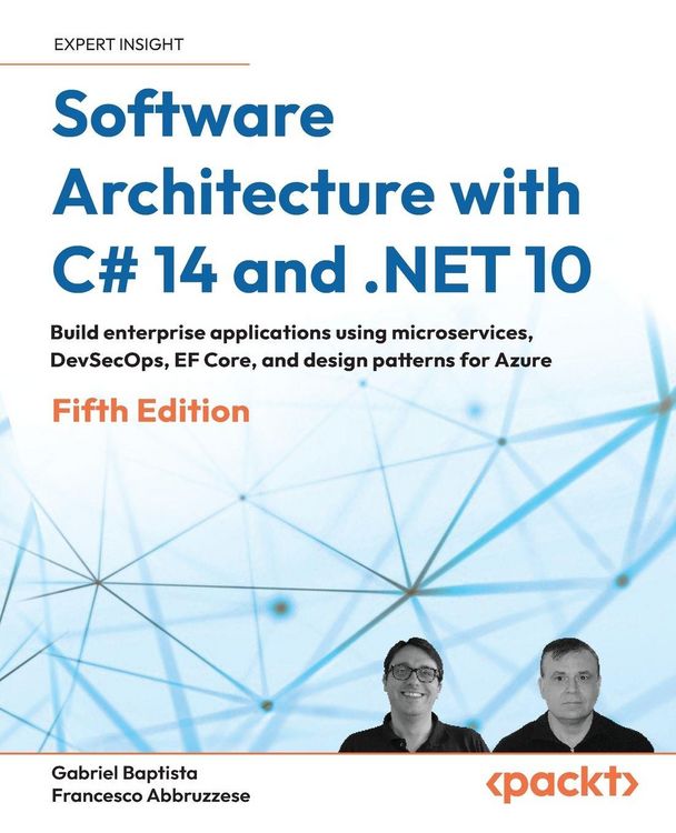 Produktbild: Software Architecture with C# 14 and .NET 10 - Fifth Edition