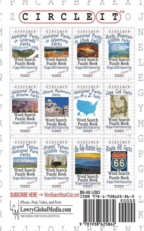 Produktbild: Circle It, Cape Cod Facts, Word Search, Puzzle Book