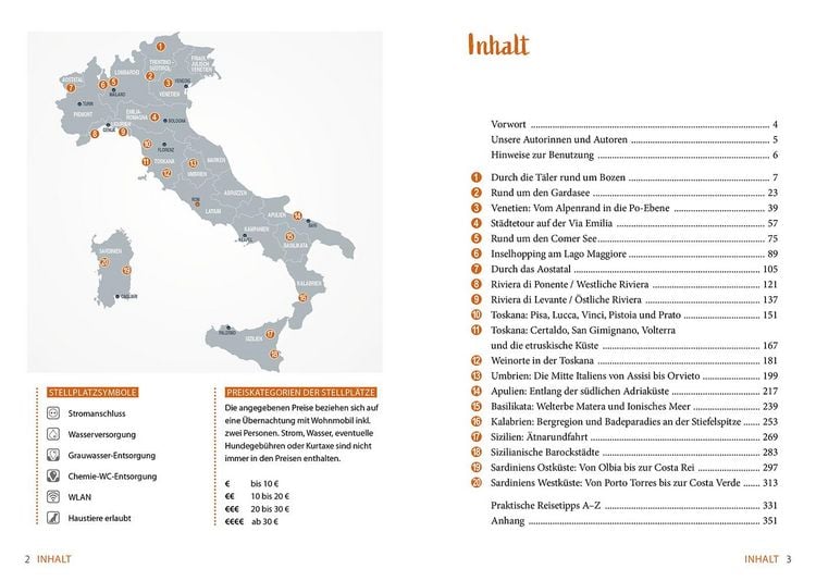 Produktbild: Reise Know-How Womo & weg: Italien &ndash; Die sch&ouml;nsten Touren von den Alpen bis Sizilien