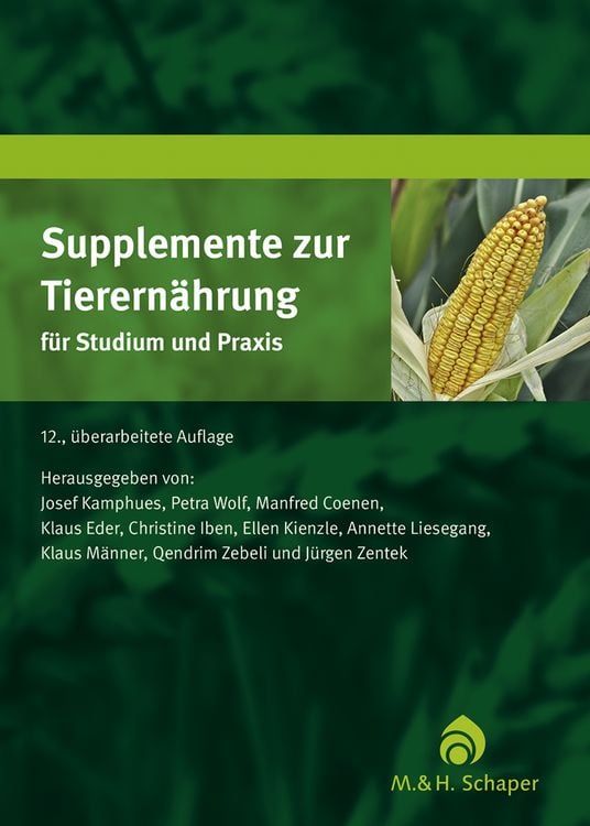 Produktbild: Supplemente zur Tierern&auml;hrung f&uuml;r Studium und Praxis