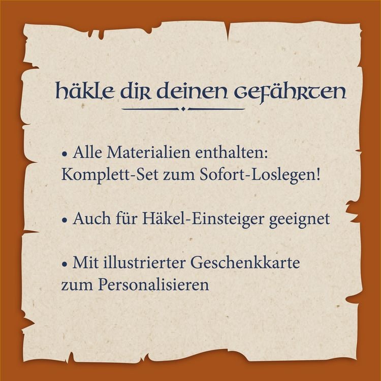 Produktbild: Fantastisches H&auml;kelset Zwerg