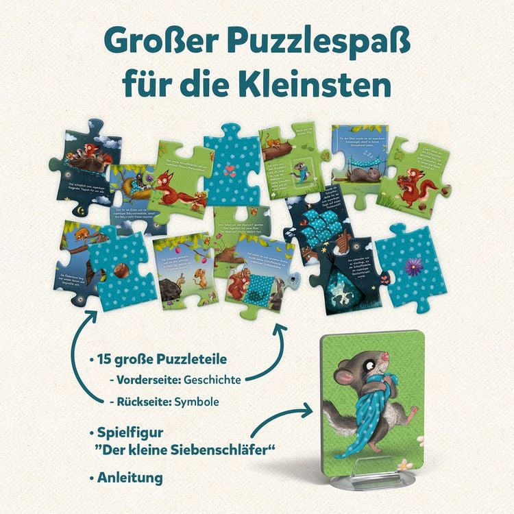 Produktbild: Mein erstes Story-Puzzle Der kleine Siebenschl&auml;fer