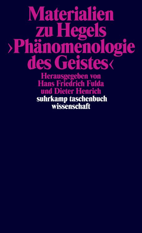 Produktbild: Materialien zu Hegels &raquo;Ph&auml;nomenologie des Geistes&laquo;