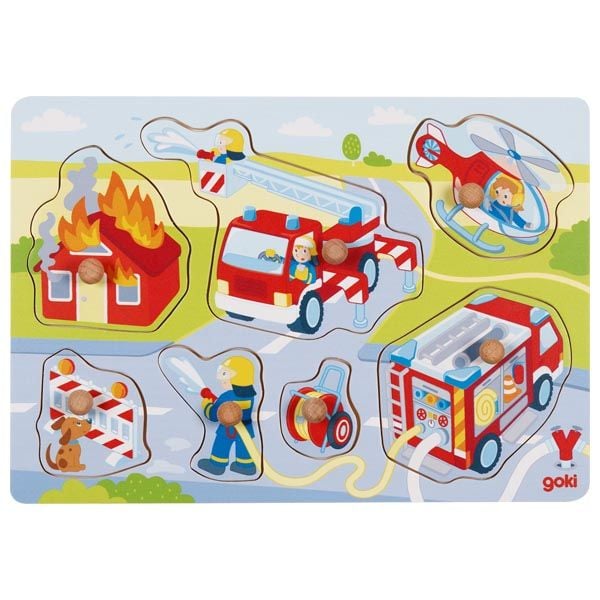 Produktbild: Steckpuzzle Feuerwehreinsatz