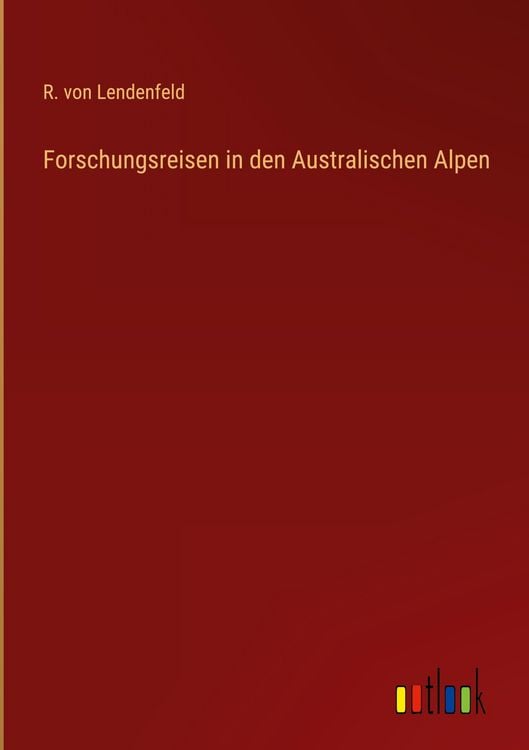 Produktbild: Forschungsreisen in den Australischen Alpen