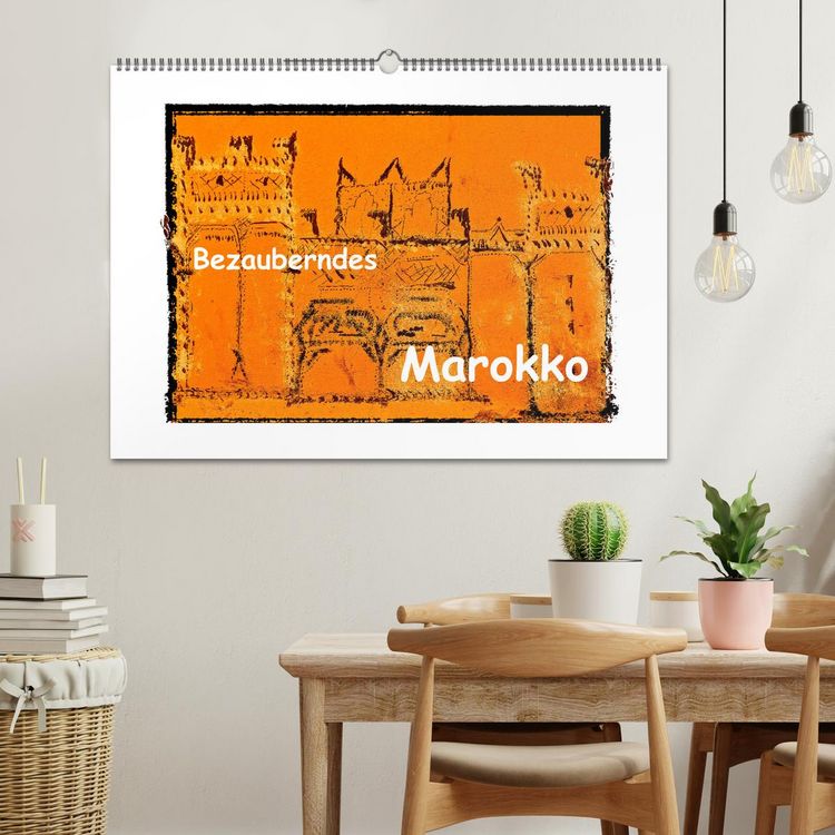 Produktbild: Bezauberndes Marokko (Wandkalender 2026 DIN A2 quer), CALVENDO Monatskalender