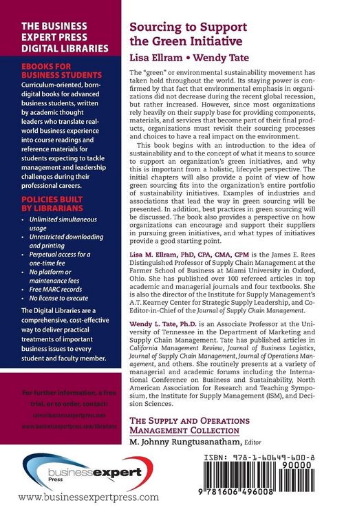Produktbild: Sourcing to Support the Green Initiative