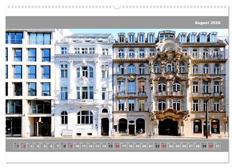 Produktbild: Berlin Fassade (hochwertiger Premium Wandkalender 2026 DIN A2 quer), Kunstdruck in Hochglanz