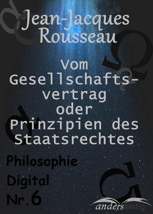 Produktbild: Vom Gesellschaftsvertrag oder Prinzipien des Staatsrechtes