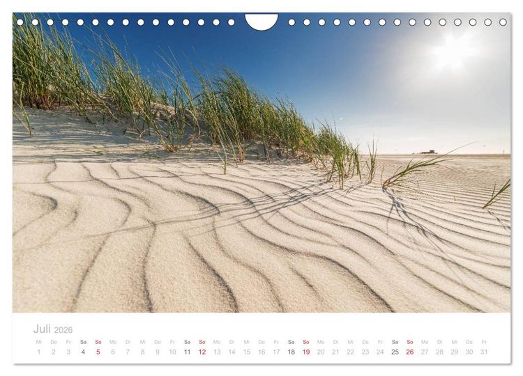 Produktbild: St. Peter-Ording (Wandkalender 2026 DIN A4 quer), CALVENDO Monatskalender