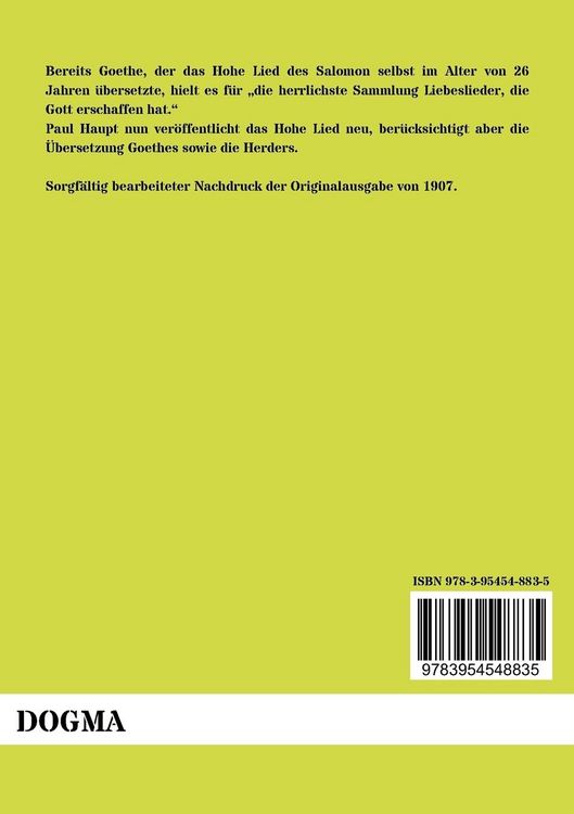 Produktbild: Biblische Liebeslieder