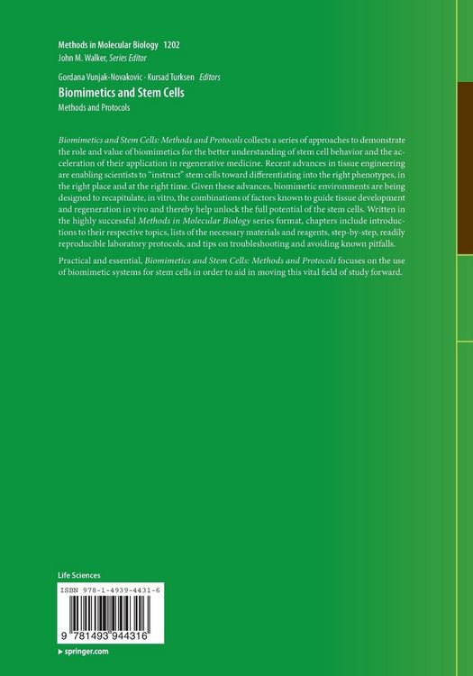 Produktbild: Biomimetics and Stem Cells